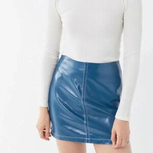 Urban Outfitters Faux Leather Mini Skirt S